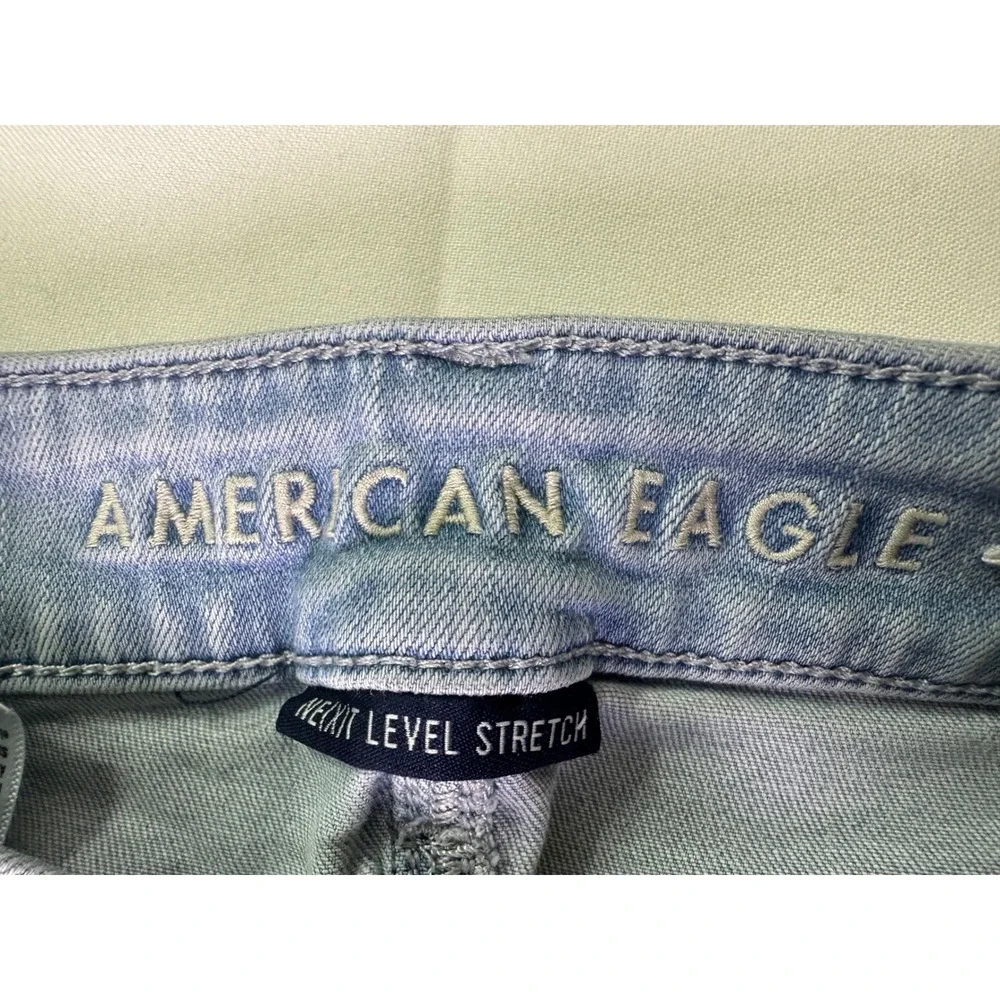 American Eagle‎ Hi-Rise Jegging Next Level Stretch Light Wash Size 2 Regular